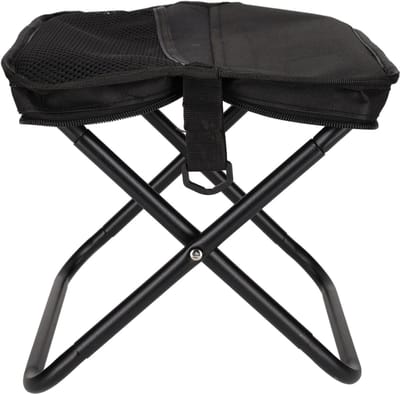 Norlander Opvouwbare Stoeltas - 2-in-1 Opvouwbare Kruk en Tas - Polyester - Zwart