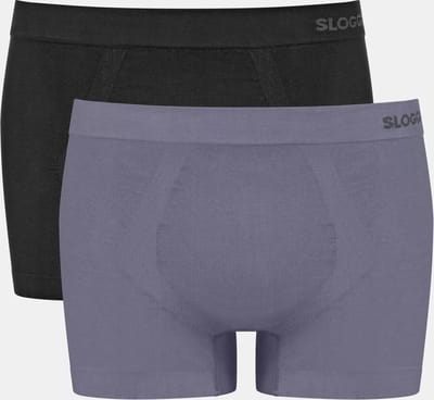 sloggi men GO Smooth Short C2P Heren Onderbroek - Zwart Combinatie - Maat S