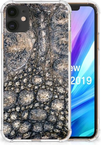 Apple iPhone 11 Case Anti-shock Krokodillenprint