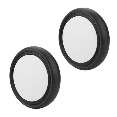Dailygoods- Kinderwagenwiel Slijtvast - 360 Graden Rotatie - Voorwielen/Achterwielen - Eenvoudig te Installeren - Geschikt voor Meeste Merken - Natuurlijk Rubbermateriaal - Wandelwagenwiel