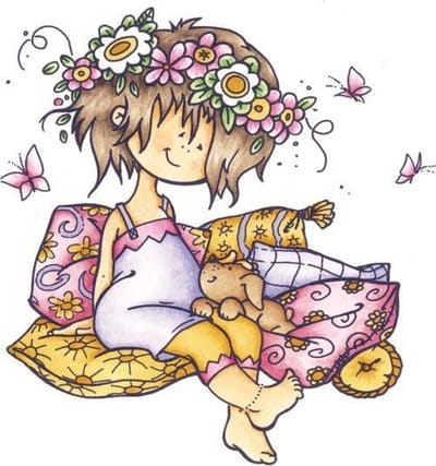 Marianne Design Clear Stamps - Snoesjes - stempel Snoes with pillows - kussens