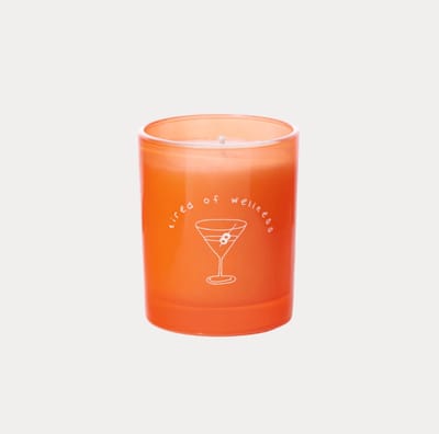 Maegen - Kaars Met Tekst - Oranje - Glas - Geurkaars met tekst - Frisse Geur - Passievrucht & Fruitige Kaars - Kaars Cadeau