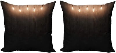 ABAKUHAUS Kussenhoezen Set – Dubbelzijdig bedrukt – 2x50x50 cm – Microvezel