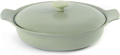 RON Sauteerpan met deksel gietijzer groen - Ø 28cm - Groen - PFAS-vrij