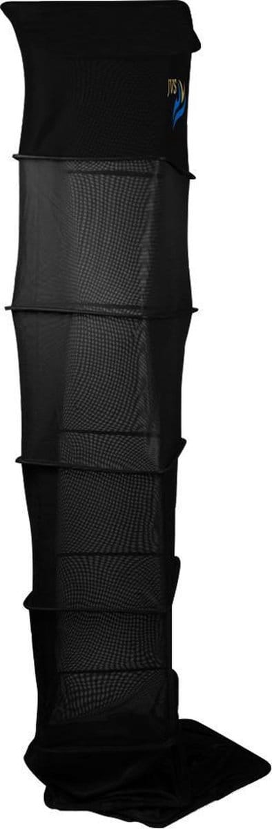 JVS Commercial Keepnet - Leefnet 3m Lang - 50x50cm - Fijne Maas - Metalen Knikstuk - Zwart