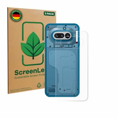 2 Stuks Screenprotector voor Nothing Phone (4a) (Achterkant) - Hoogwaardige Beschermfolie transparant