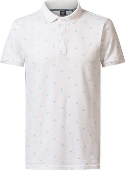 Petrol Industries - Heren All-over Print Polo Biloxi Beach - Wit - Maat XXXL