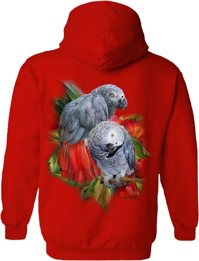 Roodstaart African Greys The Coloured House Hoodie 5XL