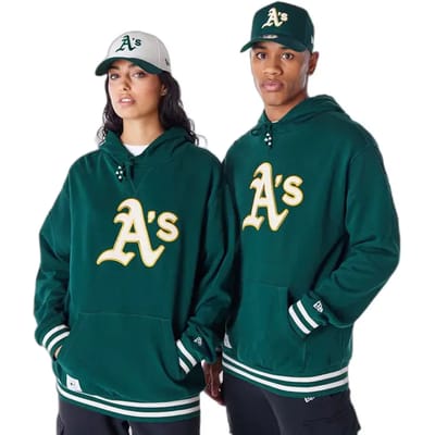 Oversized sweatshirt met capuchon Oakland Athletics MLB Rib Infill