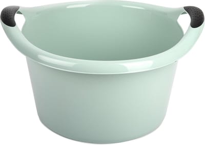Plastic Forte Afwasbak - 15L - mintgroen - 42 x 40 x 25 cm - met handvatten - teiltje