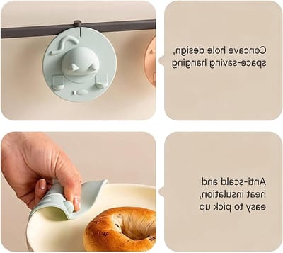 Siliconen Mokken Deksel met Theezakje Houder, Kat Ontwerp, Geschikt voor Koffie en Melkthee, Vaatwasserbestendig en Ideaal voor Theeliefhebbers