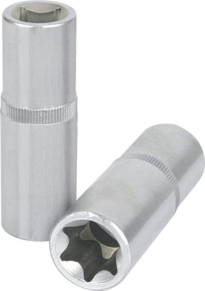 Lange 1/4" Dopsleutel Torx-E Sleutel E7