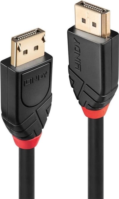 LINDY 41079 DisplayPort-kabel DisplayPort Aansluitkabel DisplayPort-stekker, DisplayPort-stekker 15.00 m Zwart Actief met signaalversterking