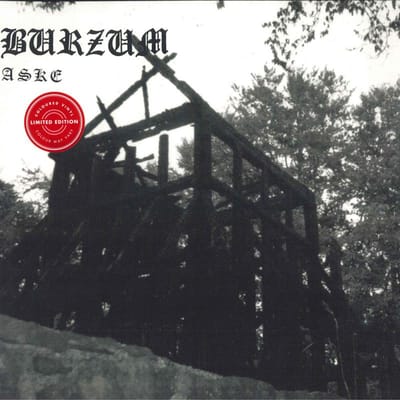 LP Record BURZUM - Aske BOBV807LPLTD Back On Black 2022 VK Rock gray
