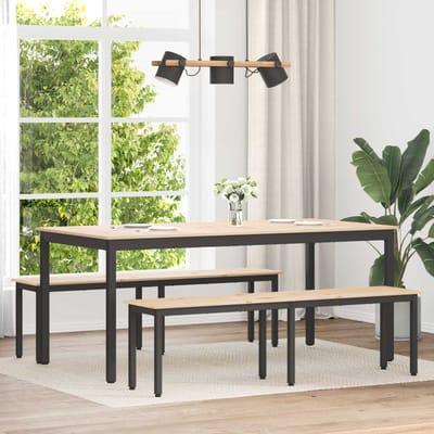 vidaXL - Bank - Naturel - 160 - x - 35 - x - 45 - cm - Massief - grenenhout
