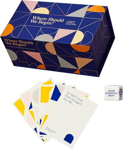 ESTHER PEREL – Where Should We Begin? Kaartspel – Gespreksspel voor Koppels & Vrienden – 280 Kaarten – Interactief Spel – 2-6 Spelers – Perfect voor Date Night & Gezelschap