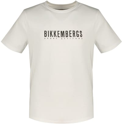 Bikkembergs Bmt0713 T-shirt Met Korte Mouwen Wit M Man