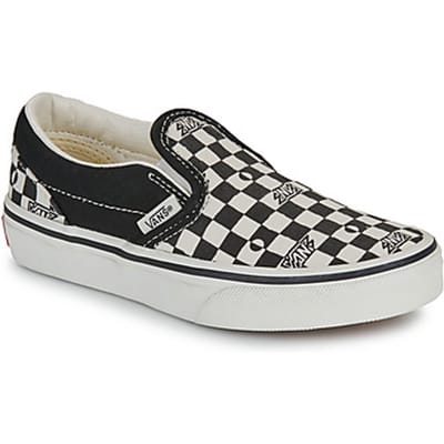 Instappers Vans Classic Slip-On GEO CHECK BLACK/WHITE