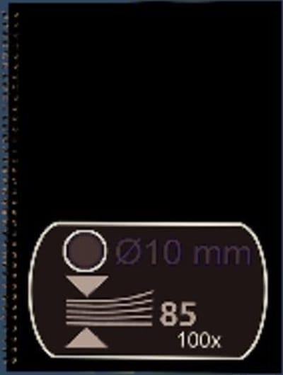 Draadrug GBC 10mm US/21rings A4 zilver 100 stuks
