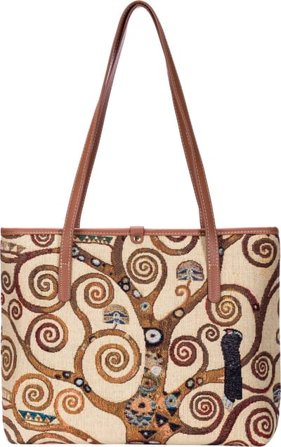 Goebel - Gustav Klimt | Tas De Levensboom | Schoudertas - 38cm - Stof