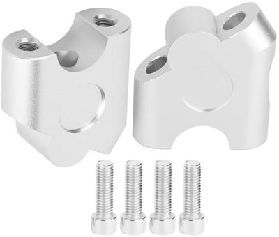 Dailygoods - Motorfiets Stuur Riser - Verhoogde Stuurgevoeligheid - 20mm Achterwaarts Beweging - Stuur Klem Adapter - Verbeterde Wendbaarheid - Geschi...