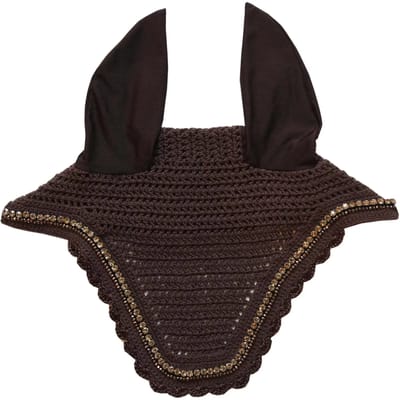 Kentucky Horsewear - Oornetje Wellington stone & pearl soundless bruin