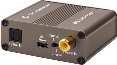 Digitaal naar Analoge Audio Converter (DAC) - Optisch & Coaxiaal naar RCA/Jack - Hoge Kwaliteit Cirrus Logic Chip