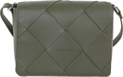 GERRY WEBER Schoudertas Checkers Shoulderbag Shf Khaki Olijfgroen
