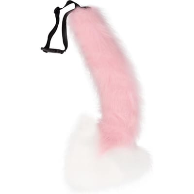 Nepbont Dier Vossenstaart Pluizig Pluche Therian Anime Cosplay Kostuum Accessoire Voor Kerstfeest one size