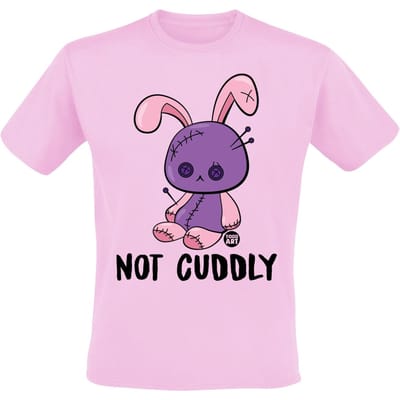 Todd Goldman - Fun T-shirt - Not Cuddly - L tot 3XL - voor Mannen - lichtroze