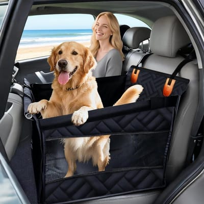 Hond Autostoel - Reisstoel Hond - Veilig Reizen - Comfortabele Zitting - 72 x 54 cm - Zwart