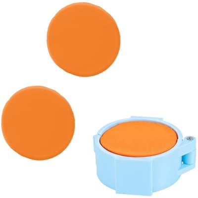 Dailygoods- Cakevorm Halfrond - Blauw Plastic - Bakgereedschap - Cakepopvorm - Eenvoudig - Duurzaam Materiaal - 7x6,5 cm