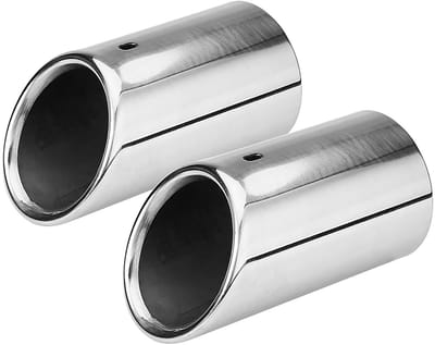 SPHProducts - auto uitlaat staart - uitlaat tip - hoge kwaliteit - 1 paar - antenne - geschikt voor A4 B8 2007-2014 - modern design