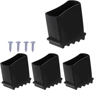 Ladder Voetjes - Trap Stabilisatoren - Veiligheid Verhogend - Antislip Rubber - 4 stuks - Zwart