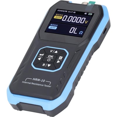Testeur de tension de batterie haute précision 0?+100V DC 0?Testeur de résistance interne de batterie de 200 ohms