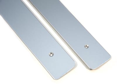 Keuken Werkblad Afwerking - Hoekprofiel Aluminium - Keuken Renoveren - Links en Rechts Set - 38 mm 65 cm - Zilver