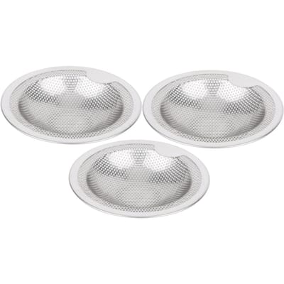 Roestvrijstalen gootsteenzeef Anti-verstopping afvalplug stopper filtermand vanger keuken white