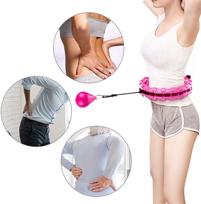Solfit - Fitness Hoelahoep + Anti-Cellulitis Scrub - Smart Weighted Hula Hoop - SPINCELLU