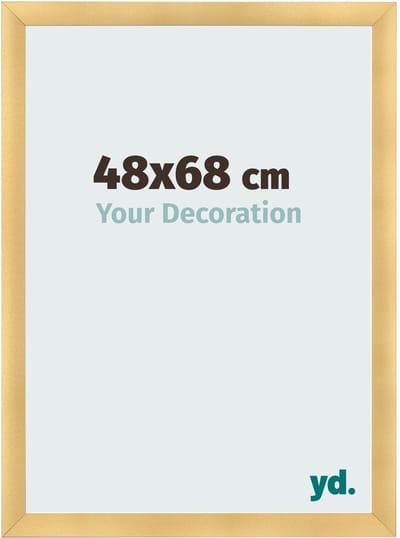 Your Decoration - Fotolijst 48x68 cm - MDF - Goud Mat - Pisa