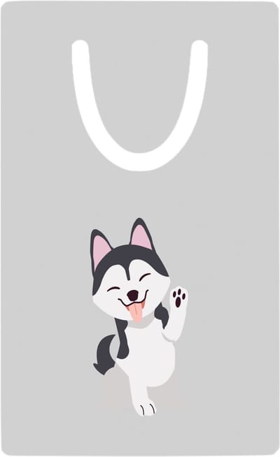 Hacebo® - Husky metalen boekenlegger - Honden - Dieren liefhebbers - Huisdieren - dierendag Bladwijzer boekenleggers - 7.6 cm x 5cm
