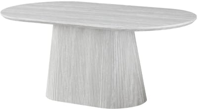 DiamantMeubelen Eettafel Avanos - Crème - Hout structuur