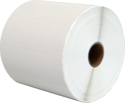 DULA Compatible Zebra Labels 100x35mm - Verwijderbaar - 2000 etiketten per rol - kern 25mm - Wit - 1 rol