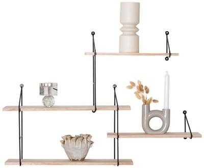 Harlem Shelf - Industrial Shelf - Scandinavische boekenkast - Stijlvolle opslag - 99cm x 17,5 cm x 62 cm