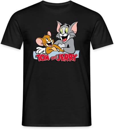 Tom En Jerry Vrienden T-Shirt Heren