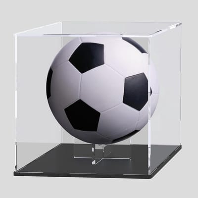 Doorzichtige Acryl Vitrine voor Voetbal, Volleybal of Handbal - Universele Display Box