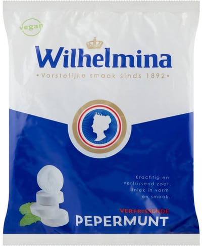 Wilhelmina Pepermunt vegan - Zak 1 kilo