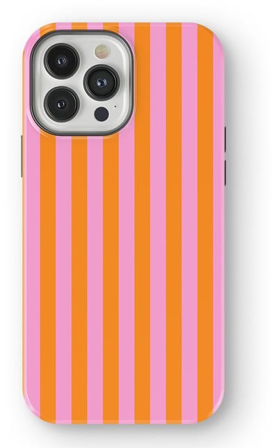 DripCase Gestreept Hoesje geschikt voor iPhone 13 Pro Max | Backcover met Mag | Stripes Motief | Trendy Case geschikt voor iPhone 13 Pro Max met Strepen Bubble Beam
