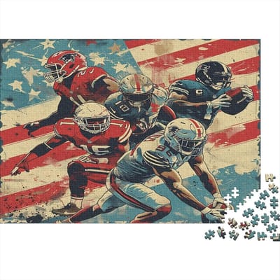Voetbal Puzzel - 1000 Stukjes - Ontspanning Thuis - Duurzaam Karton - 75x50cm - Stijl 16