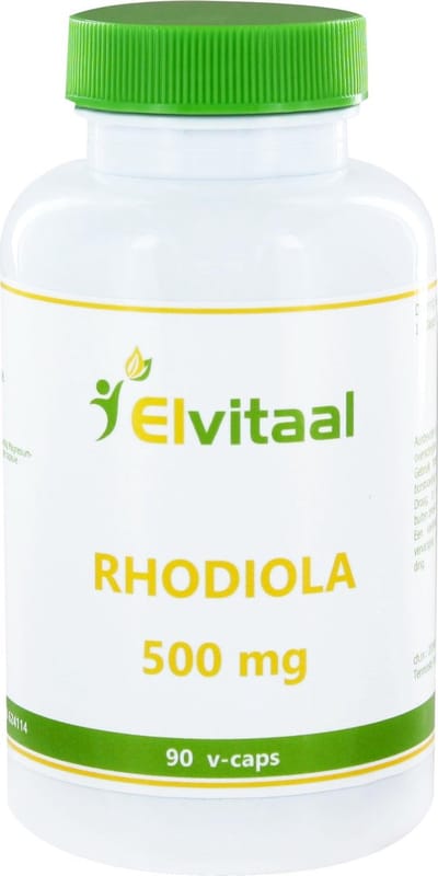 Elvitum Rhodiola 500mg 90 Vegetarische capsules