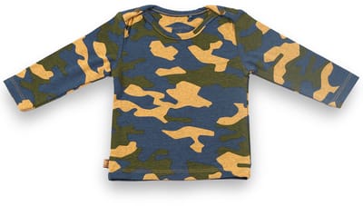 Frogs and Dogs - Shirt uflage Mini - Camouflage - Maat 80 - Jongens